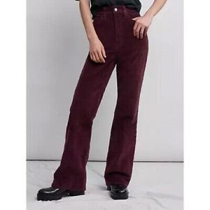 NWT Levi’s Ribcage Bootcut Corduroy Malbec 27x33